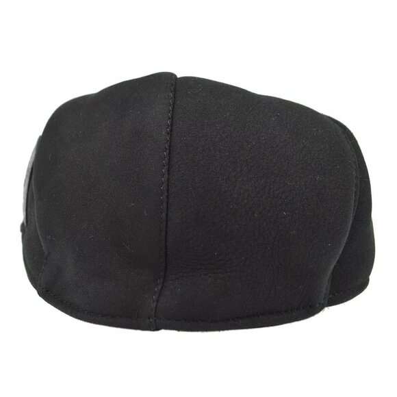 Auth Chanel Sport Line Hunting Cap Hat Black #57 Small Good - Picture 10 of 13
